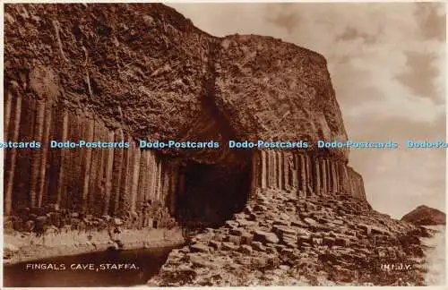 R345304 Fingals Cave Staffa 1111 J V Valentine and Sons RP