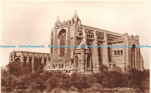 R345394 Liverpool Cathedral 91 740 J V Valentine and Sons RP