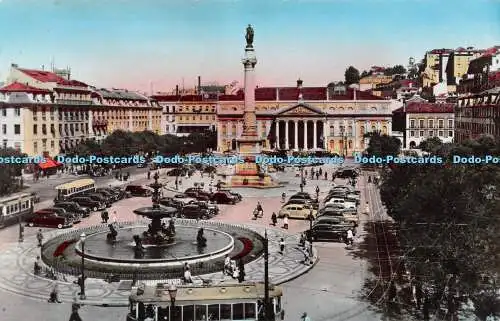 R347058 Lisboa Rossio Ed A T Photo au Bromure