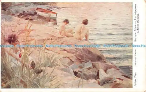 R347089 Goteborgs Museum Badande flickor Les baigneuses Badende Madchen Anders Z