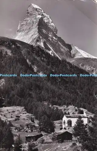 R345503 Zermatt Platten mit Matterhorn 51 Verlag Otto Funter Davos Platz