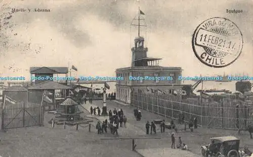 R347105 Iquique Muelle y Aduana Carlos H Lemare 1921