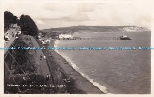 R345546 Sandown Bay From Lake I W D 637 The Bay Series G Dean and Co RP