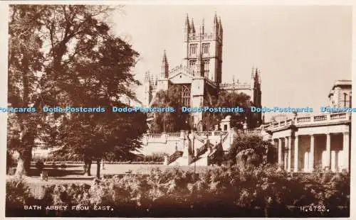 R345565 Bath Abbey From East H 4723 Valentine and Sons RP 1957