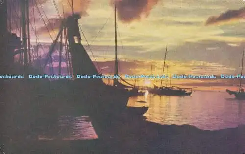 R345601 Nassau Harbour at Sunset F S Armbrister Lightbourn Apotheke Robert Mac L