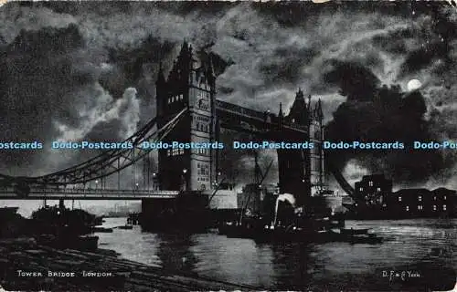 R347200 London Tower Bridge Delittle Fenwick D F and Co Serie