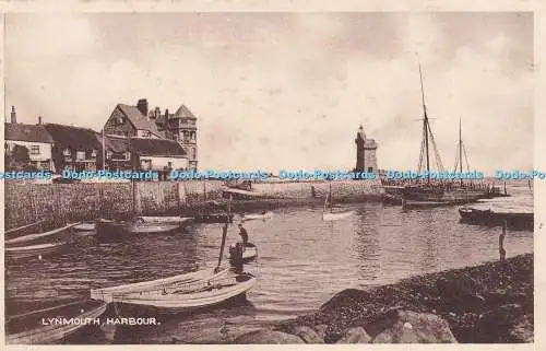 R345637 Lynmouth Harbour Sheppard Lynton and Lynmouth