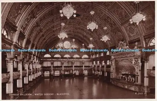 R345649 Empress Ballroom Winter Gardens Blackpool H 2955 R Valentine and Sons RP