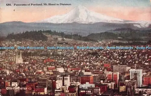 R347240 Panorama von Portland Mt Hood in Entfernung B V N und Co