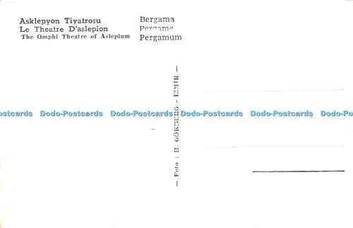 R347280 Pergamon The Omphi Theatre of Aslepium H Gokberg