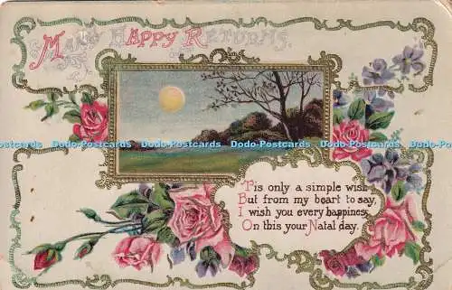 R345710 Viele glückliche Retouren 3086 Postkarte 1925