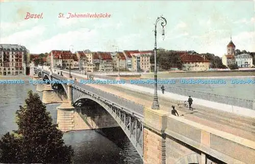 R347348 Basel St Johanniterbrücke Kunst Verl Anst G m b H E V 7 Lotachrom 1906