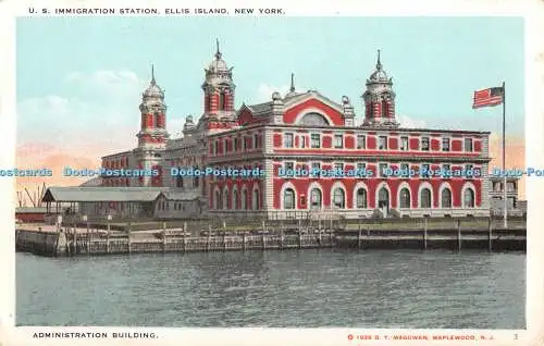 R347438 New York Ellis Island U S Immigration Station Verwaltungsgebäude D