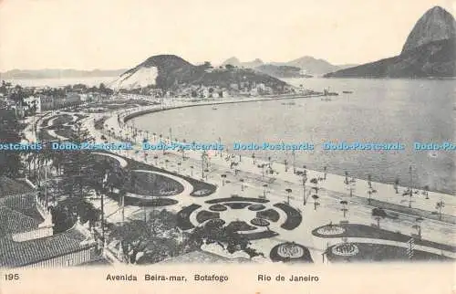 R347542 Rio de Janeiro Avenida Beira mar Botafogo A Ribeiro Travessa Ambrosina N