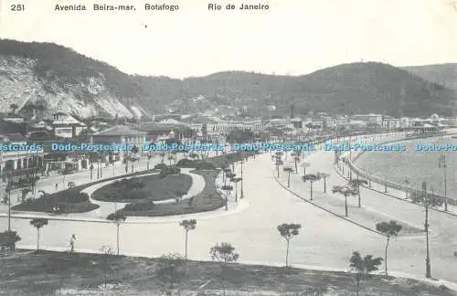 R347545 Rio de Janeiro Avenida Beira mar Botafogo A Ribeiro Travessa Ambrosina N