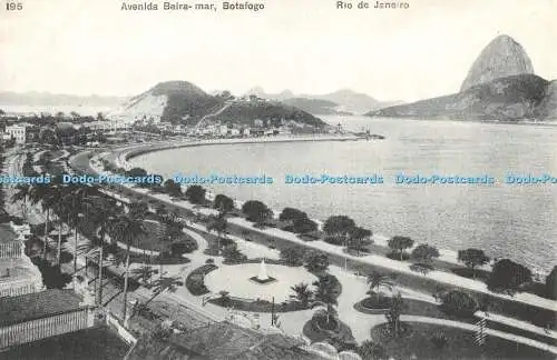 R347546 Rio de Janeiro Avenida Beira mar Botafogo A Ribeiro Travessa Ambrosina N