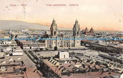 R347553 Lima Peru Vista panoramica Catedral J Andreu y E A Magot No 35