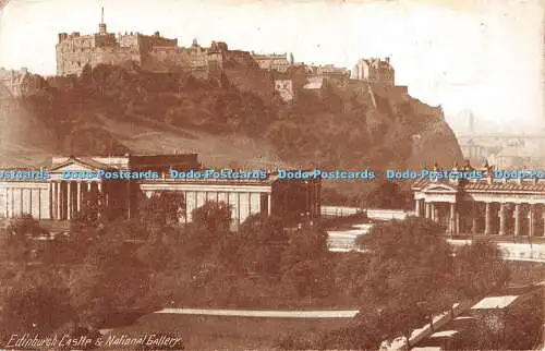 R347922 Edinburgh Castle and National Gallery B and R Ltd