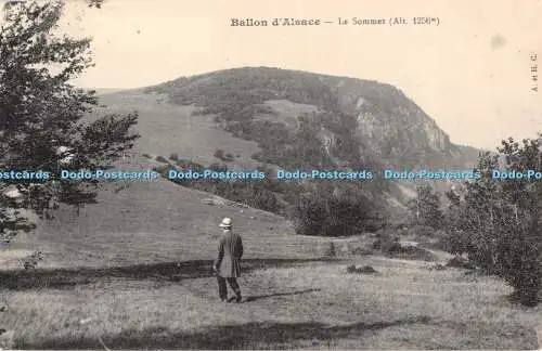 R347926 Ballon d Alsace Le Sommet A et H G Postkarte