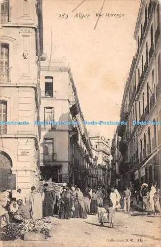 R338366 Alger Rue Marengo Sammlung D Z Postkarte