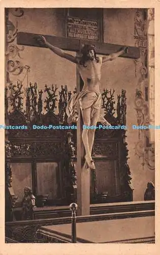 R338512 Freudenstadt Hohenluftkurort 740 m u M Inneres der ev Stadtkirche Kruzif