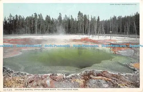 R339336 Emerald Spring Upper Geyser Basin Yellowstone Park 10725 Corp Detroit Ph