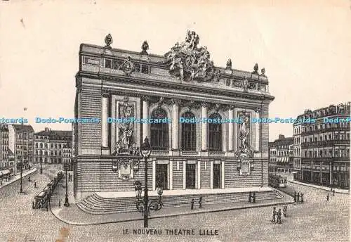 R341012 Lille Le Nouveau Theater Postkarte 1915