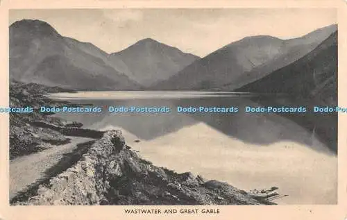 R343807 Abraham Fotogravurserie Wastwater and Great Gable