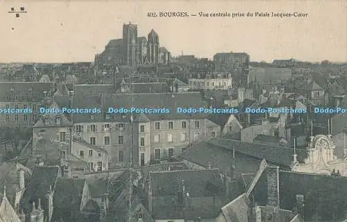R343813 Bourges Vue Centrale Prise du Palais Jacques Coeur No 402