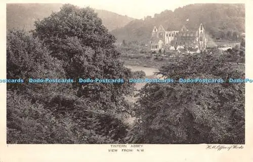 R348015 Tintern Abbey View From N W Photogravure by The Vandyck Printers H M Off