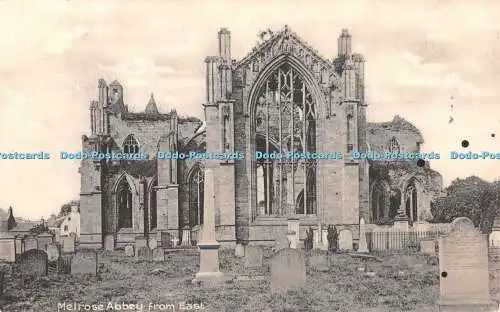 R348256 Melrose Abbey aus Osten F B H