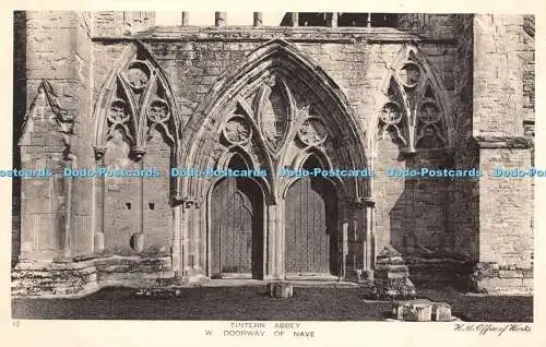 R348306 Tintern Abbey Doorway of Nave Fotografie von The Vandyck Printers H M O