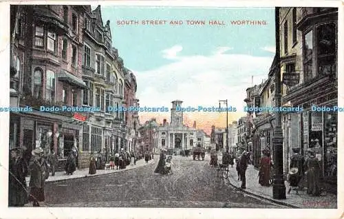 R348308 Worthing South Street and Town Hall G D and D L