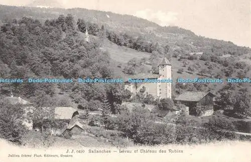 R348362 Sallanches Levau et Chateau des Rubins J Jullien Freres