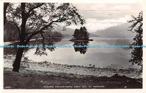 R348403 Evening Reflections Loch Tay at Kenmore J B White RP 1961