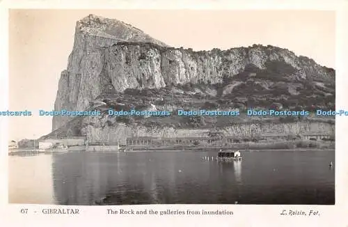 R350014 67 Gibraltar The Rock and the galeries from inundation L Roisin