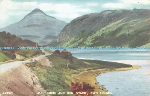 R350017 A2190 Loch More and Ben Stack Sutherland The Best of All Series J B Whit