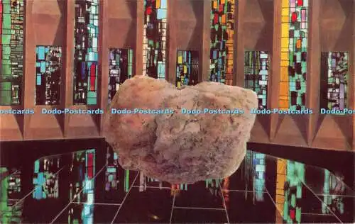 R350098 Coventry Cathedral The Font A Boulder from a Bethlehem hillside and the
