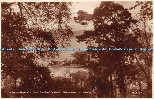 R350101 A Glimpse of Inveraray from Duniquaich Path A 4101 Valentines RP