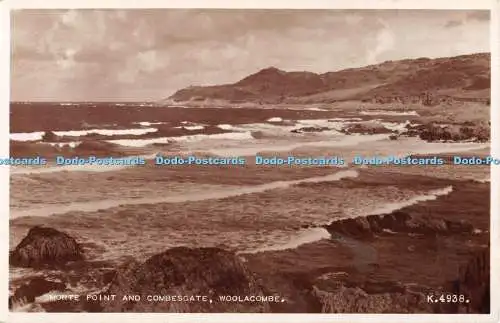 R350131 Morte Point and Combesgate Woolacombe K 4938 Valentines RP