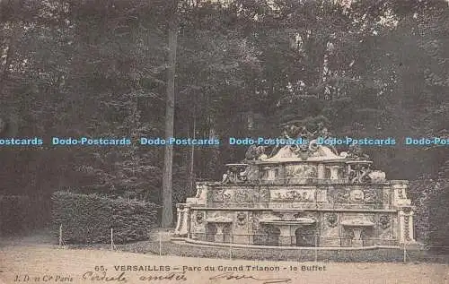 R350181 65 Versailles Parc du Grand Trianon le Buffet J D et Cie Paris 1903