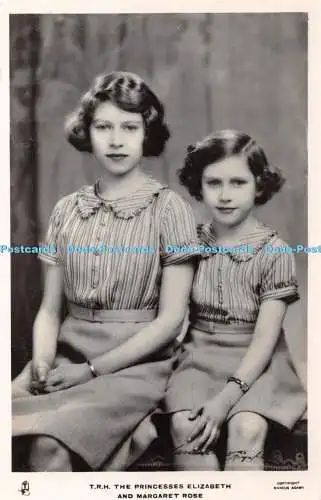 R348662 T R H The Princesses Elizabeth and Margaret Rose Tuck No 5418 F RP