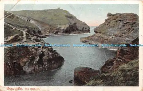 R350222 2812 Boscastle The Harbour Peacock Autochrom Postkarte The Pictorial Sta