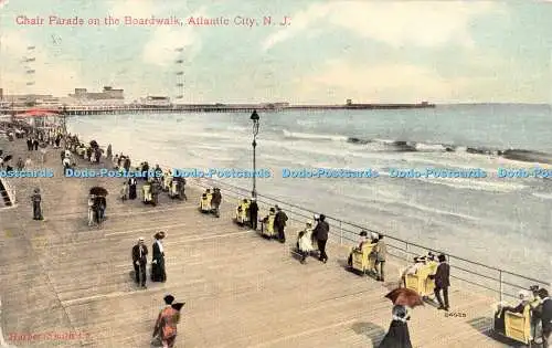 R350322 Chair Parade on the Boardwalk Atlantic City N J Harper Smith 24925 1911