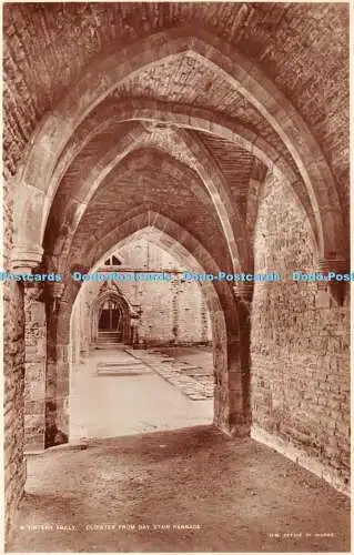 R348843 Tintern Abbey Cloister From Day Stair Passage The Rotary Photographic H