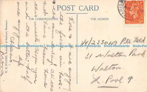 R350369 Beaumaris Kirche aus N E 7206 W R Hughes 1945