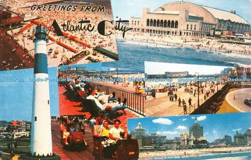 R350391 Grüße aus Atlantic City N J Jack Freeman 13858 Mehrfachansicht