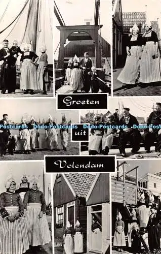 R348874 Groeten uit Volendam R A Uitgave Rembrandt RP Multi View