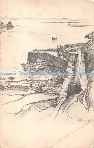 R348894 Ansichten im Lamornatal Lamorna Handwerk