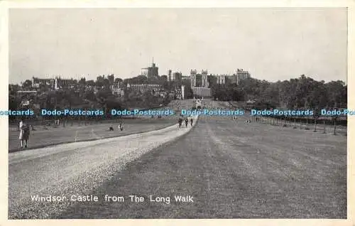 R350448 Windsor Castle aus The Long Walk T V A P Oxford Serie XXXIV 1192